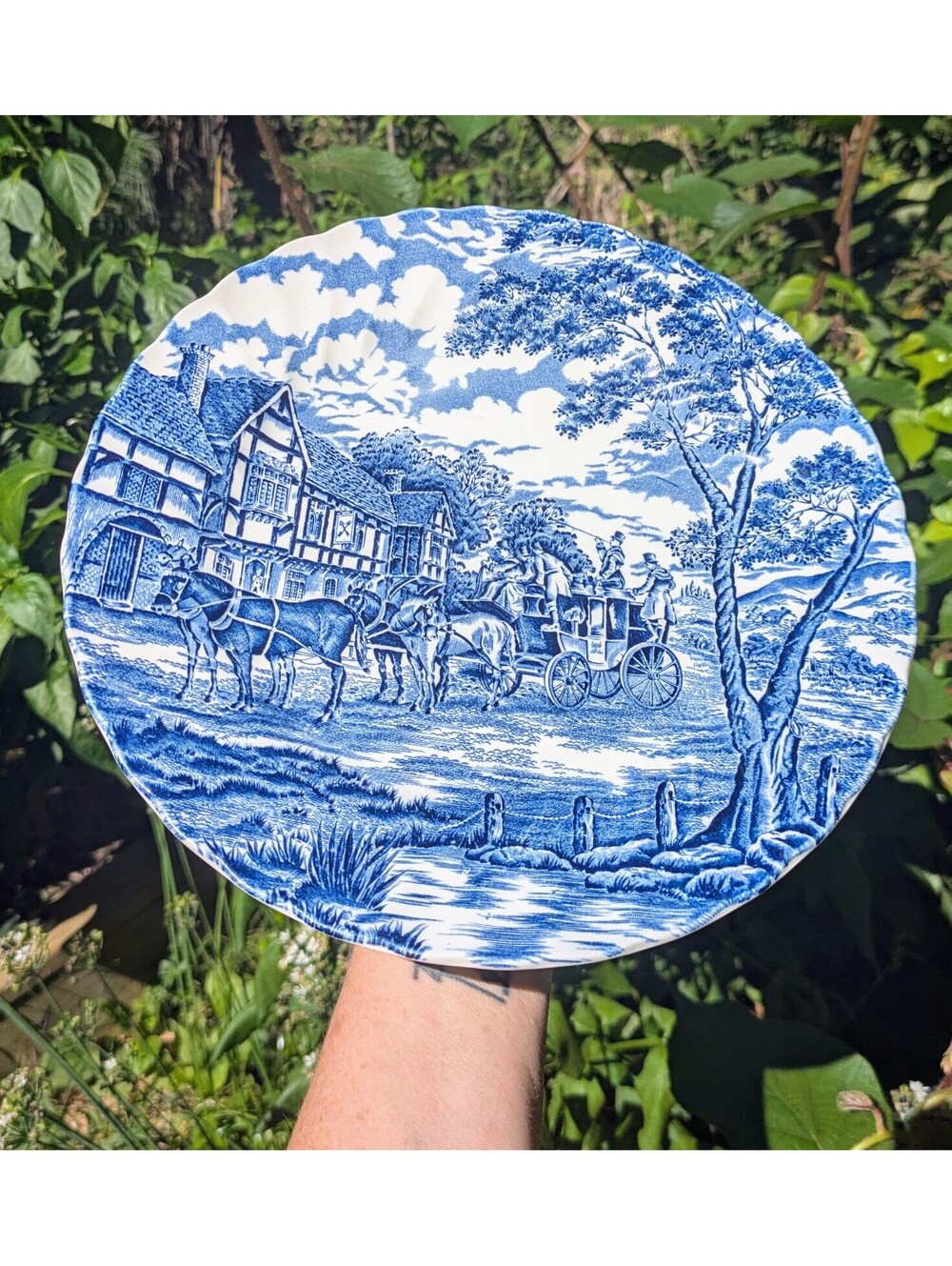 Set of 4 Vintage Myott Royal Mail Dinner Plates, Made in England